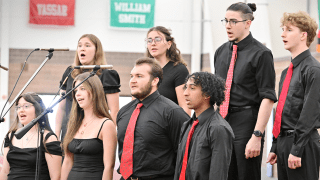 The Laurentian Singers performing during the Matriculation Ceremony