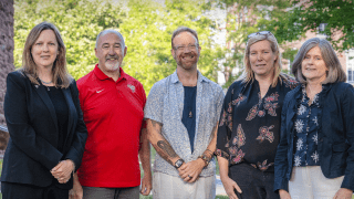 From left to right: Kate Morris, Bill Short, Dan Look, Judith Nagel-Myers, Alison Del-Rossi