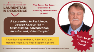 Laurentian in Residence with George Karpus '68