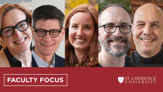 From left to right: Jenny Hansen, Neil Forkey, Alana Gillis, Ivan Ramler, Howard Eissenstat