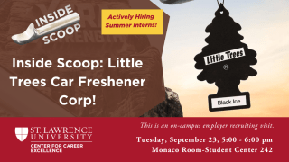 Inside Scoop: Little Trees Car Freshener Corp. is Actively Hiring Summer Interns!