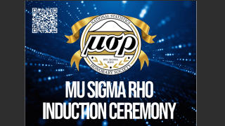 Mu Sigma Rho Induction Ceremony