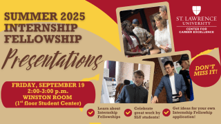 Summer 2025 Internship Fellowship Presentations