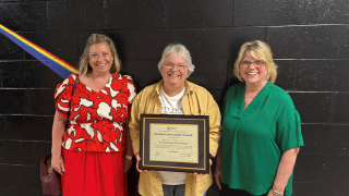 Pictured, from left: April Bennett, UWNNY Community Impact Coordinator; Dr. Aileen O’Donoghue, campaign coordinator; Dawn Cole, UWNNY CEO.