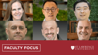 From left to right: Cynthia Bansak, Andy Wang, Tongan Liu, Michael O'Hara, Damon Berry, Howard Eissenstat