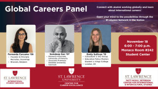 Global Careers Panel, November 18