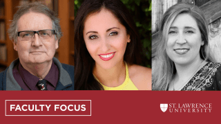 From left to right: Paul Doty, Anna Fahr, Angela Sweigart-Gallagher