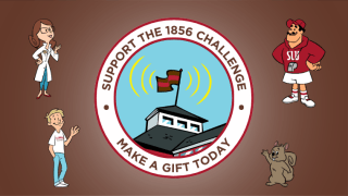 Prof. Flex and her friends are ready for the 1856 Challenge.