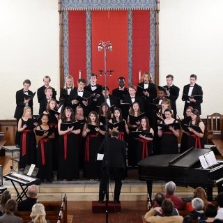 Singers at a concert