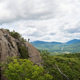 Person on a mountain
