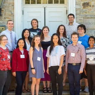 Group of St. Lawrence students