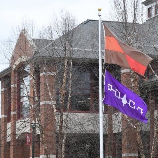 St. Lawrence and Akwesasne flags