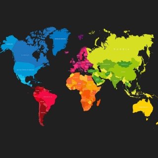 Map of the world