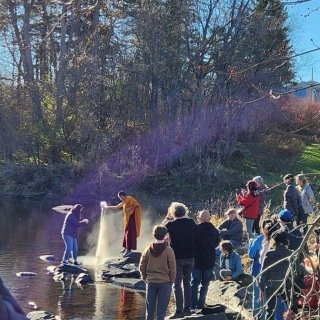 Mandala dismantal ritual ceremony