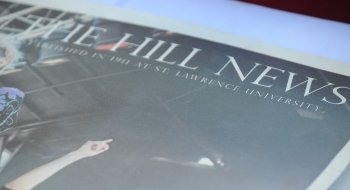 The Hill News, Saint Lawrence University's student newspaper, masthead.