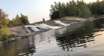 Lampsons Falls, waterfalls in Northern New York.