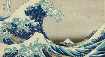 &quot;Under a Wave off Kanagawa&quot; by Hiroshige.