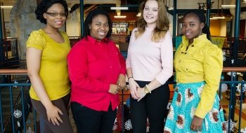 Vanessa Chilunda, Rutendo Chabikwa, Luize Eihmane, and Winsome Toroitich