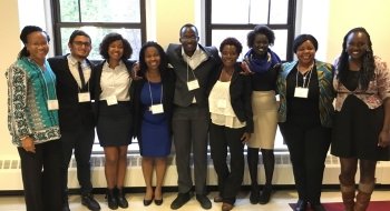 St. Lawrence University students participating in the second-annual New York Six Regional Model African Union.