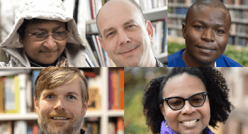 Chandreyi Basu, Howard Eissenstat, Dennis Simiyu, Jeff Frank, and Melissane Schrems.