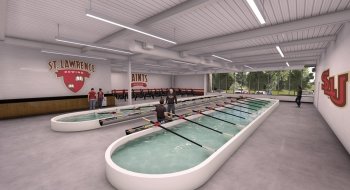 new rowing room in Appleton arena