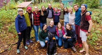 President Fox at the Adirondack Semester