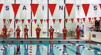 Senior swimming members