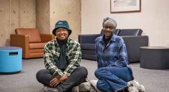 Noah Weeks and Aida Gueye