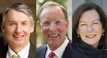 Grant Cornwell, Saint Lawrence President Emeritus William Fox, Lynn Smith Fox.