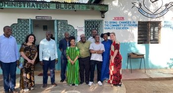 Students visit school