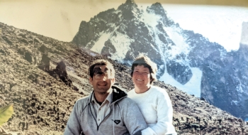 Matt Kane and Ann Markes at Kilimanjaro in 1981.