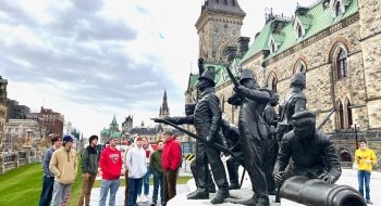 Canadian Studies Students with Joseph Jockel at Ottawa
