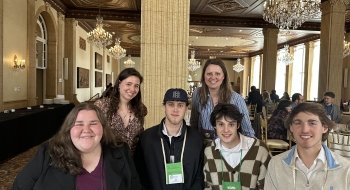 From Left to right: Callie Richards, Bridgett McCann, Wesley Wyatt, Lori Clark, Ryan Krugman, and Matthew Ferland