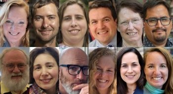 A collage of Jenny Hansen, Matt Higham, Laura Mills-Smith, Michael Schuckers, Patti Frazer Lock, Javier Munoz Diaz, Robin Lock, Marcella Salvi, Bob Cowser, Robin Rhodes, Ronnie Olesker, and Alanna Gillsi.