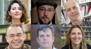 A collage of Zeyno Ustun, Dan Gallagher, Howard Eissenstat, Serge Onyper, Alexander Stewart, and Elisa Van Kirk.