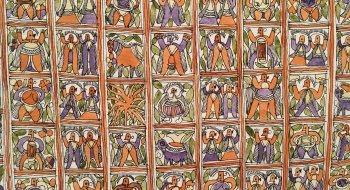 Detail of Art from Contemporary India