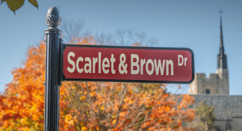 Scarlet and Brown Drive