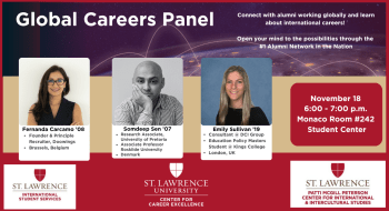 Global Careers Panel, November 18