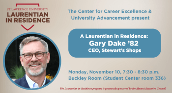 Laurentian in Residence with Gary Dake, class of 82, CEO of Stewart's Shops