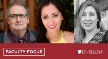 From left to right: Paul Doty, Anna Fahr, Angela Sweigart-Gallagher