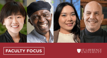 From left to right: Shu Jiang, Obiora Udechukwu, Stephanie Yingyi Wang, Howard Eissenstat