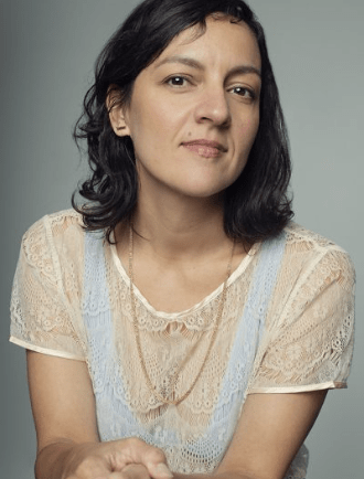 Portrait of filmmaker and podcaster Nadine Gomez