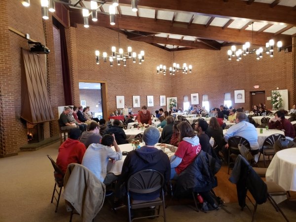 HRUMC 2018 student and faculty in Eben Holden