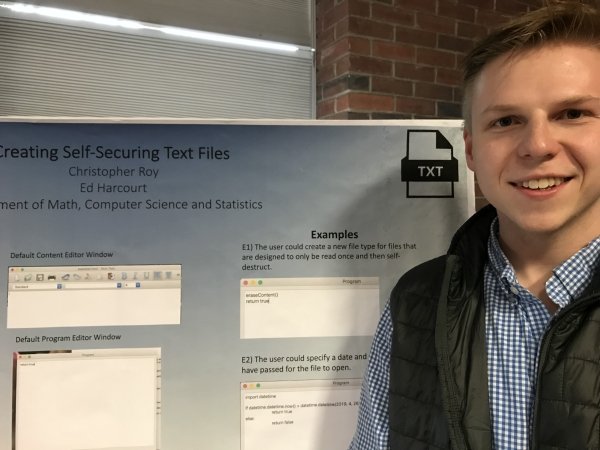 Chris Roy worked with Professor Harcourt