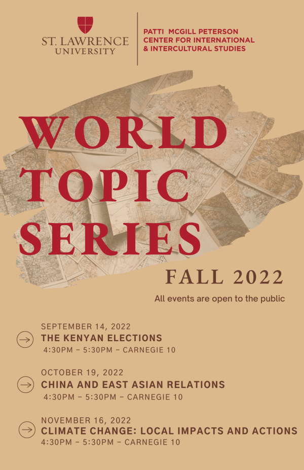 Fall 2022 World Topic Series