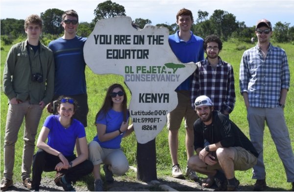 SLU students in Kenya