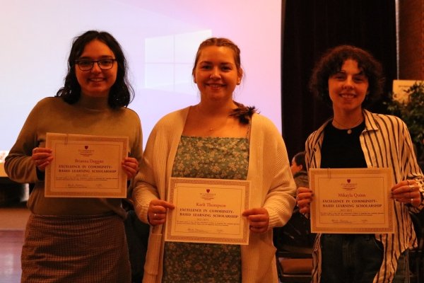 Excellence in Community-Based Learning Scholarship Awards Recipients