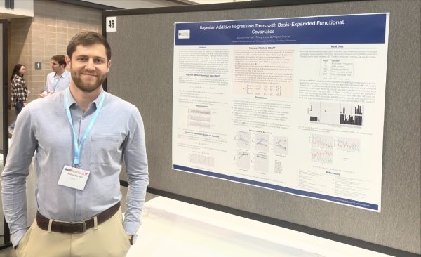 Josh Marvald (‘21), Statistics & Mathematics double major at JSM 2025