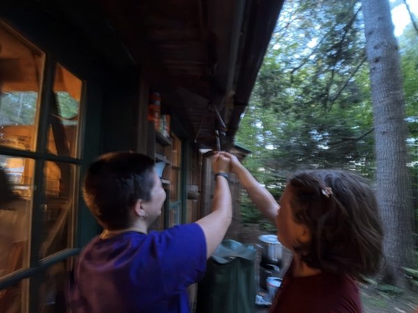 Arcadians ringing the dinner bell.