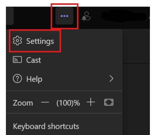 Menu Settings